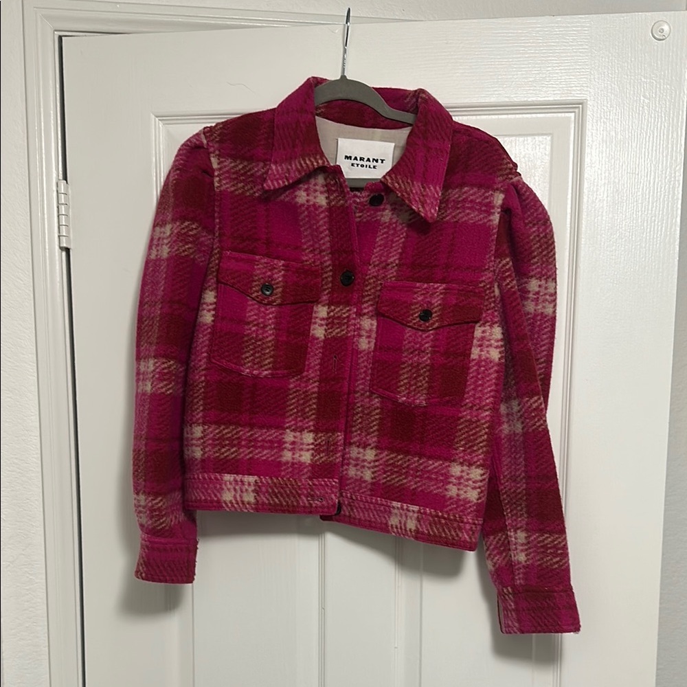 Isabel Marant Pink Plaid Jacket
